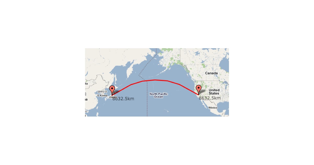 Find Out the Distance Between Two Points With a Google Map Mashup  