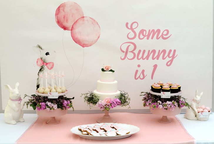 Bunny Backdrop | Some Bunny Is 1! A Very Hoppy Birthday Party