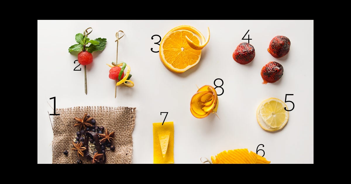 Gourmet Cocktail Garnishes POPSUGAR Food