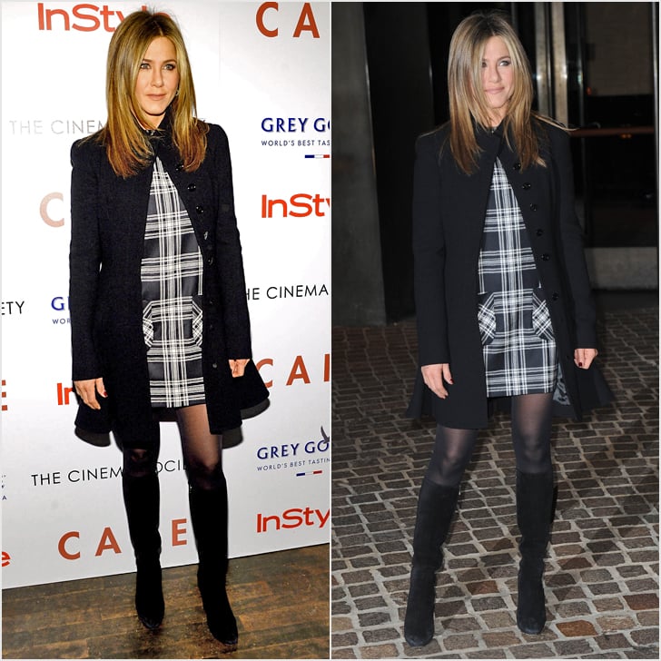 Jennifer Aniston's Perfect Holiday Outfit Jennifer Aniston Just