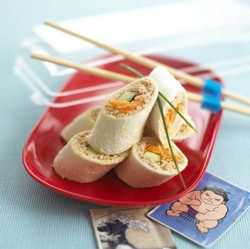 Kiddie Sushi-Style Rolls Kiddie Sushi-Style Rolls
