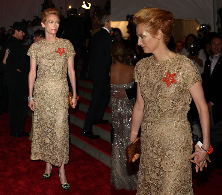 The Met's Costume Institute Gala: Tilda Swinton The Met's Costume Institute Gala: Tilda Swinton