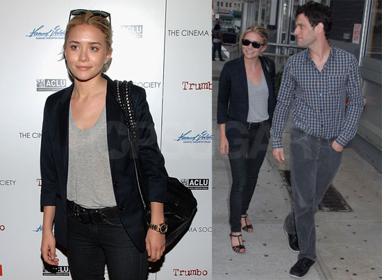 Photos of Ashley Olsen with Justin Bartha in NYC Photos of Ashley Olsen with Justin Bartha in NYC