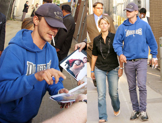 Shia and His Cigarette Are Back on Interview Circuit Shia and His Cigarette Are Back on Interview Circuit