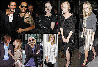 Photos of Kirsten Dunst, Kate Bosworth, Lenny Kravitz, Dita von Teese, Emma Watson at Paris Fashion Week Photos of Kirsten Dunst, Kate Bosworth, Lenny Kravitz, Dita von Teese, Emma Watson at Paris Fashion Week
