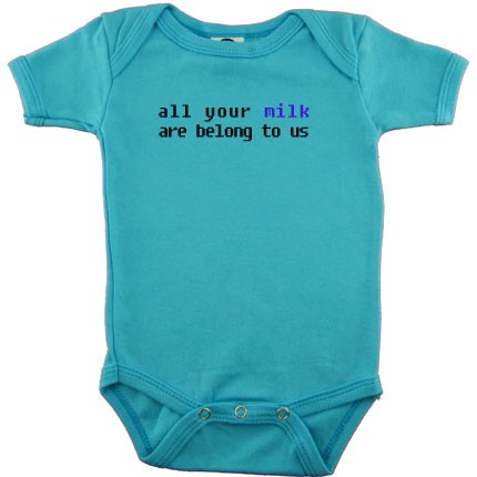 All Your Milk Onesie: Love It or Leave It? All Your Milk Onesie: Love It or Leave It?