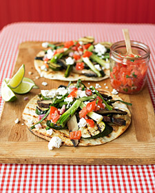 Sunday BBQ: Grilled Vegetable Tostadas Sunday BBQ: Grilled Vegetable Tostadas