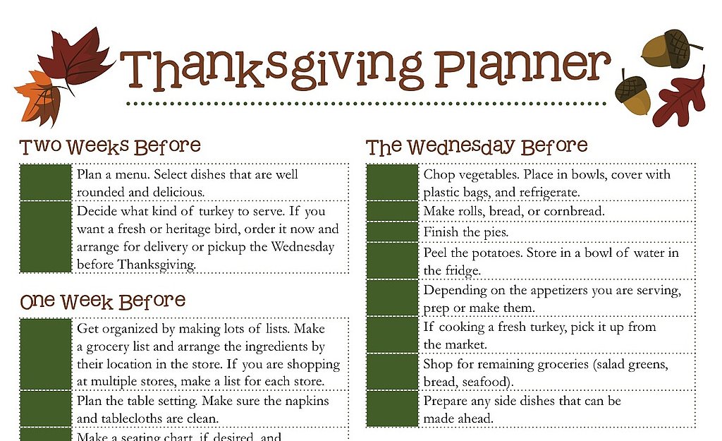 Download Our Thanksgiving Planner! Download Our Thanksgiving Planner!