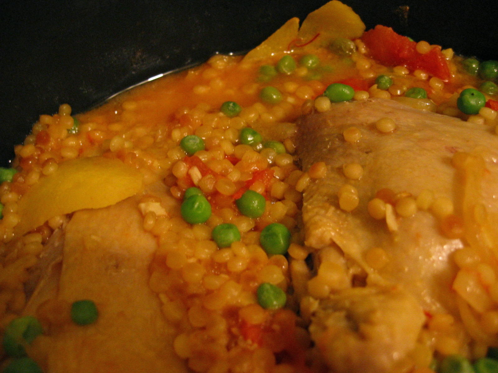 Recipe For Chicken and Israeli Couscous With Tomato and Lemon POPSUGAR Food