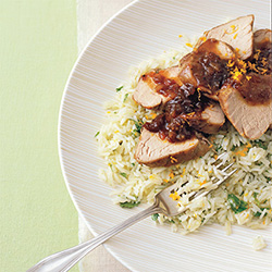 Fast & Easy Dinner: Pork Tenderloin With Onion Marmalade Fast & Easy Dinner: Pork Tenderloin With Onion Marmalade