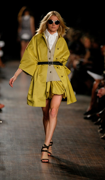 New York Fashion Week Key Color: Yellow New York Fashion Week Key Color: Yellow