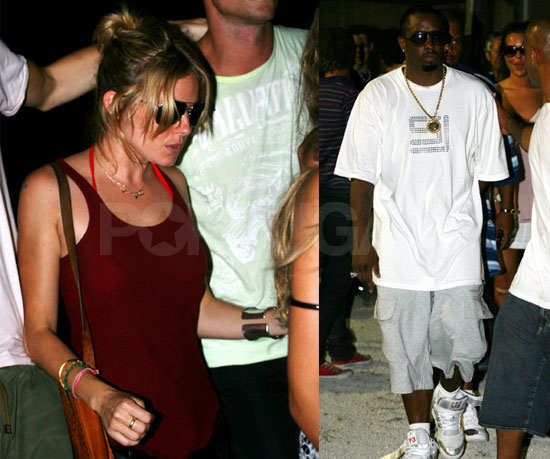 Diddy & Sienna Live It Up Ibiza Style Diddy & Sienna Live It Up Ibiza Style