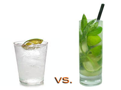 mojito gin tonic calories popsugar vs
