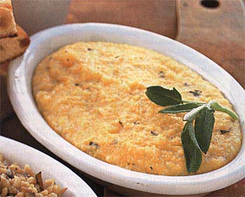 Soothing Side: Polenta With Herbs & Cheese Soothing Side: Polenta With Herbs & Cheese