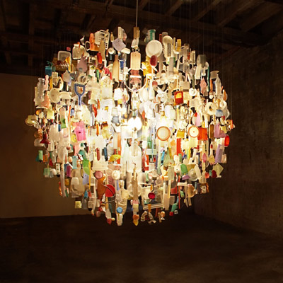 Stuart Haygarth's Found Object Chandeliers | POPSUGAR Home