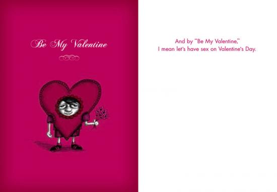 Simply Fab: Bald Guy Greetings V-Day Card Simply Fab: Bald Guy Greetings V-Day Card