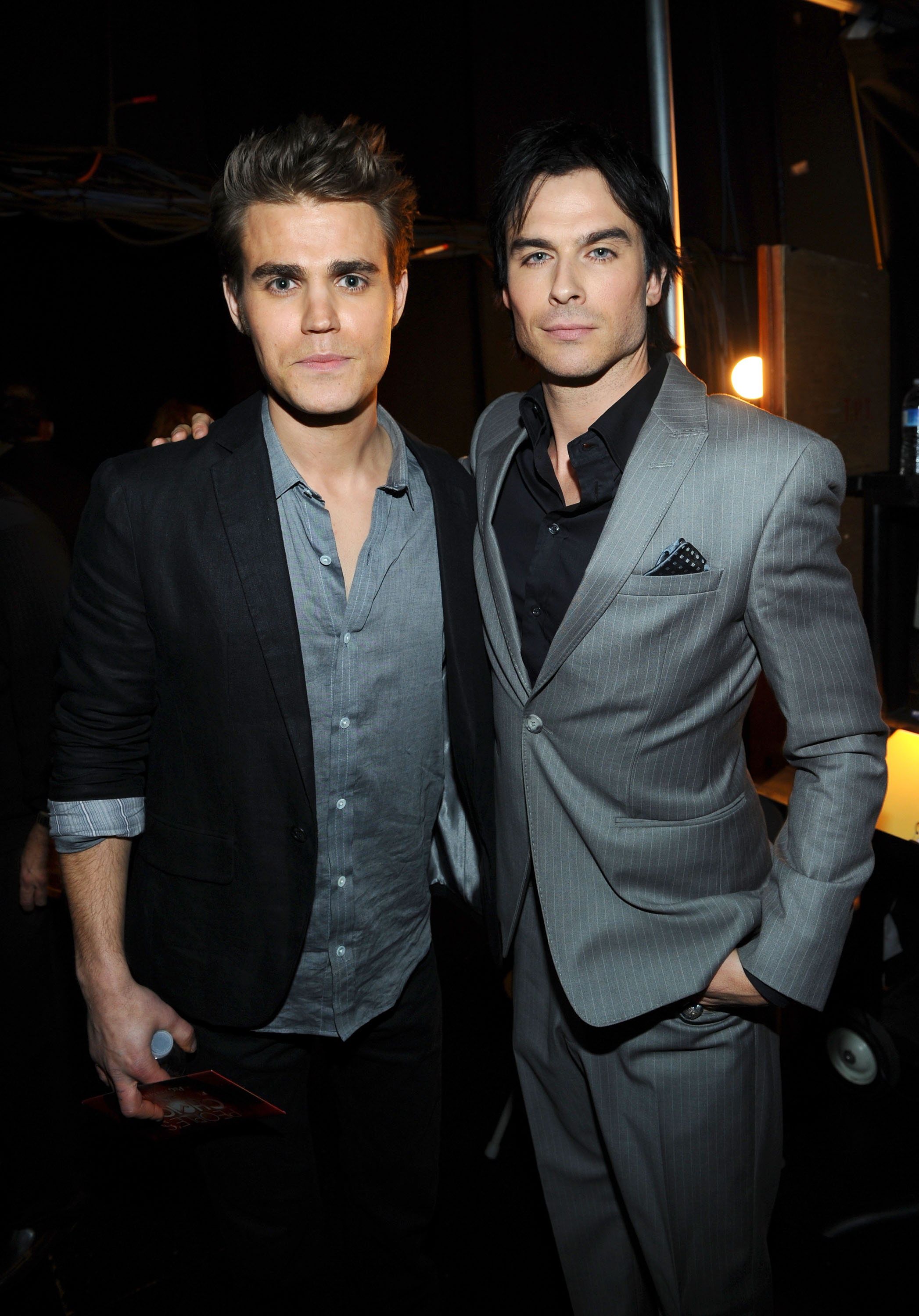 Paul Wesley and Ian Somerhalder | Nina's Win, Robert's Shaved Head on ...