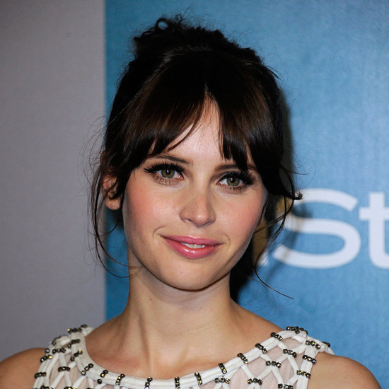 Felicity Jones Hair and Makeup at the 2012 Golden Globes InStyle After ...