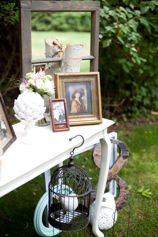 Vintage Wedding Guest Book Table 7
