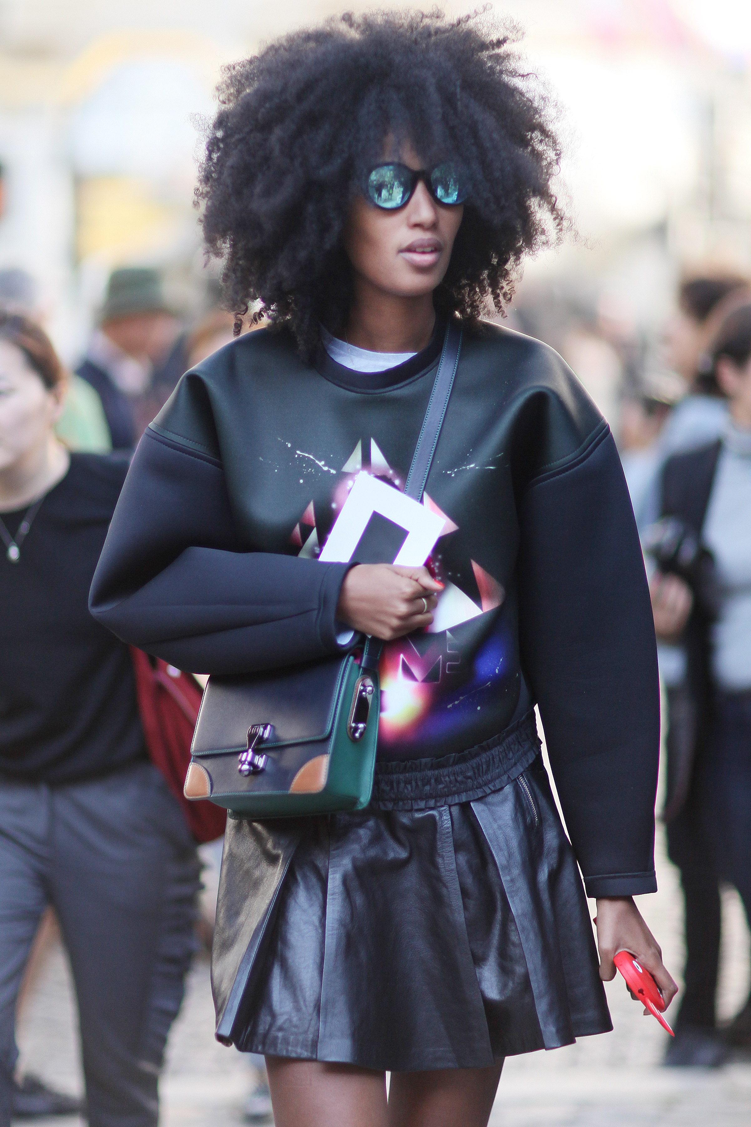 Julia Sarr-Jamois turned heads with her signature mix of brights ...