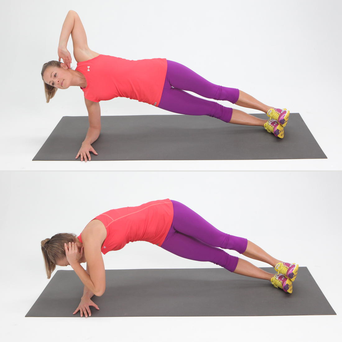 Side Elbow Plank With a Twist | 20 Ways to Work Your Abs Without ...