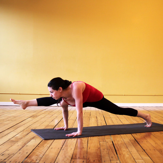 Strike A Yoga Pose One Legged Arm Balance Popsugar Fitness