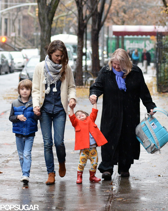 Keri Russell With Children in Brooklyn | POPSUGAR Celebrity