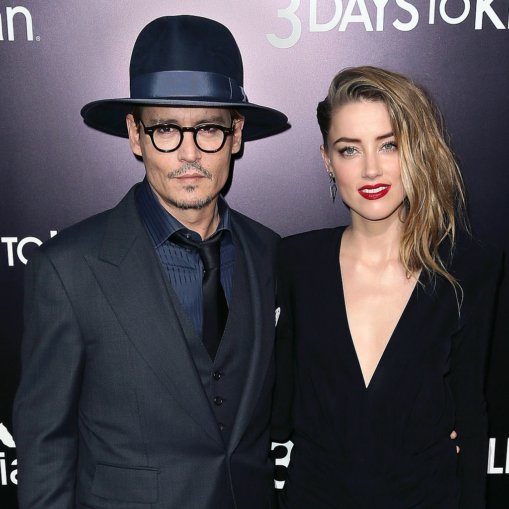 Johnny Depp and Amber Heard at 3 Days to Kill LA Premiere | POPSUGAR ...