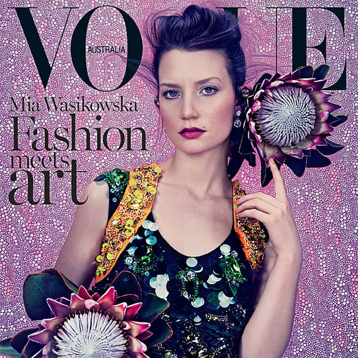 Mia Wasikowska's Beauty Look on Vogue Australia March Cover | POPSUGAR ...
