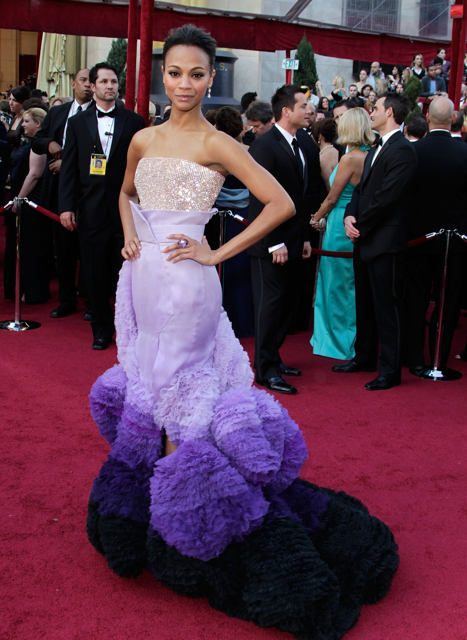 Zoe Saldana at the 2010 Academy Awards | And the Oscar Goes to ...