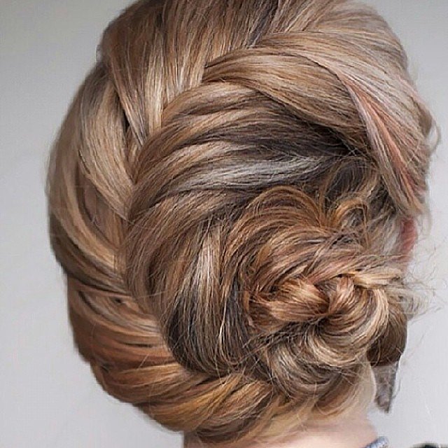 Twisted-Plait Bun | 43 Stunning Summer Plaits You'll Want to Copy From ...