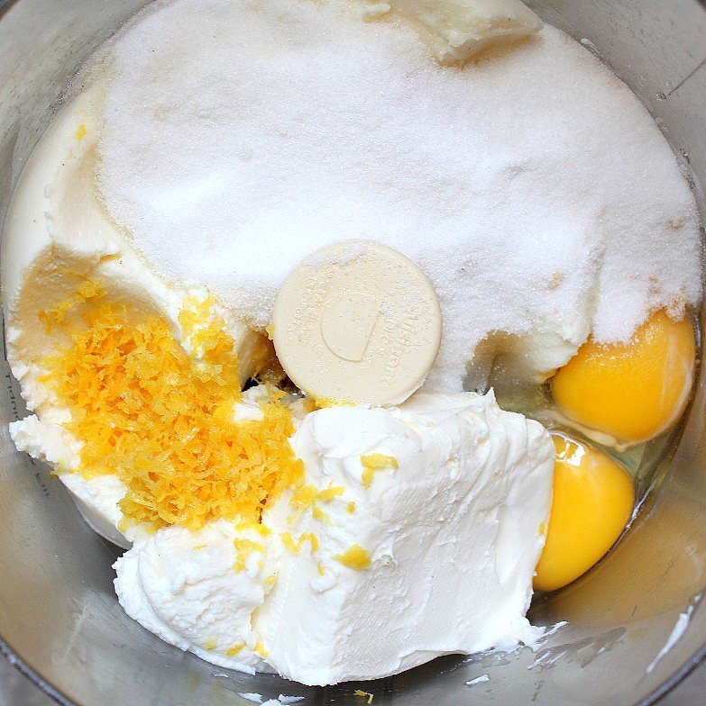 Ricotta Cheesecake Bars Topped With Peaches and Blueberries POPSUGAR Food