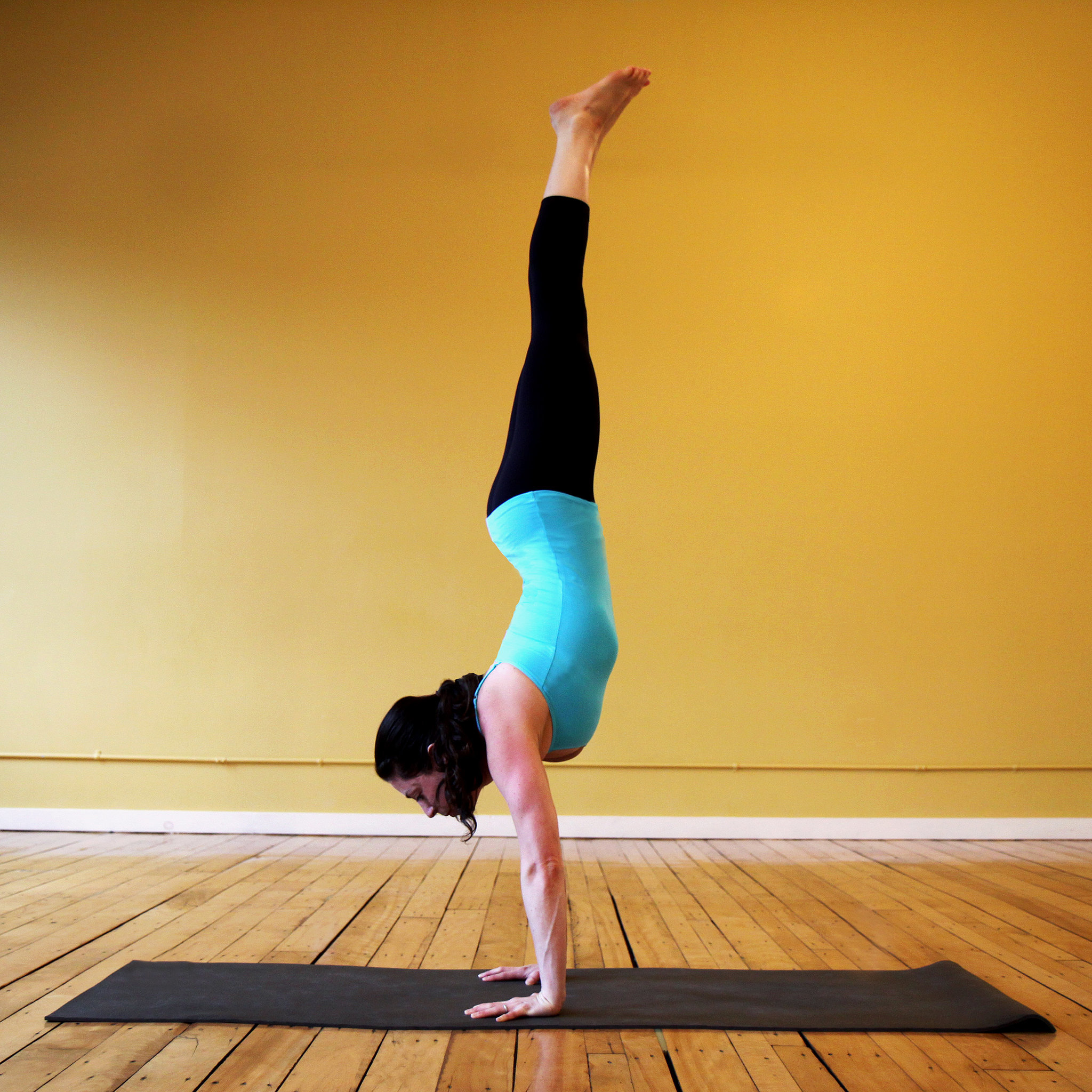 Handstand | 6 Yoga Poses to Help You Train Like an Athlete | POPSUGAR