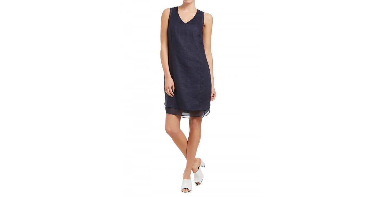 Sussan Sheer Trim Linen Dress, $99 | Gift Ideas Guaranteed to Make You ...
