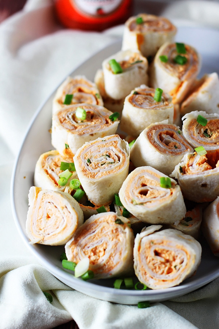 Buffalo Chicken Pinwheels | 40+ Marvelous Make-Ahead Super Bowl Recipes ...