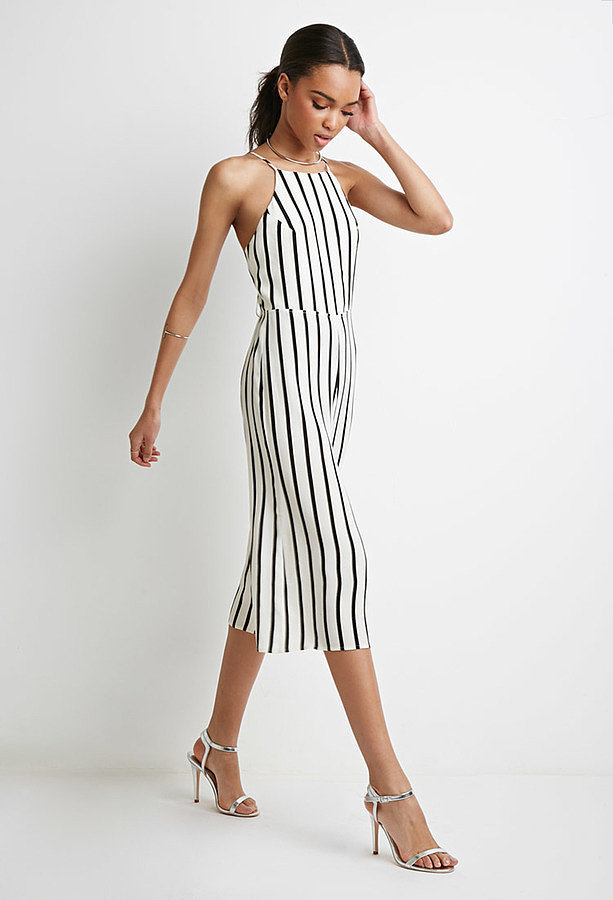 Forever 21 Strappy-Back Striped Jumpsuit ($25) | The 1 Piece Every Lazy ...
