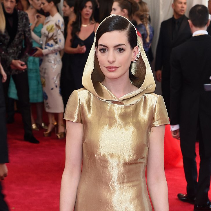 Anne Hathaway at Met Gala 2015 | POPSUGAR Fashion