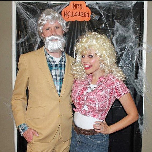 Kenny rogers and dolly parton 40 hilarious costumes for the funniest
