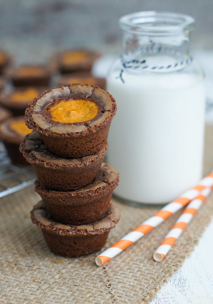 Pumpkin Cheesecake Brownie Bites Recipe | POPSUGAR Food
