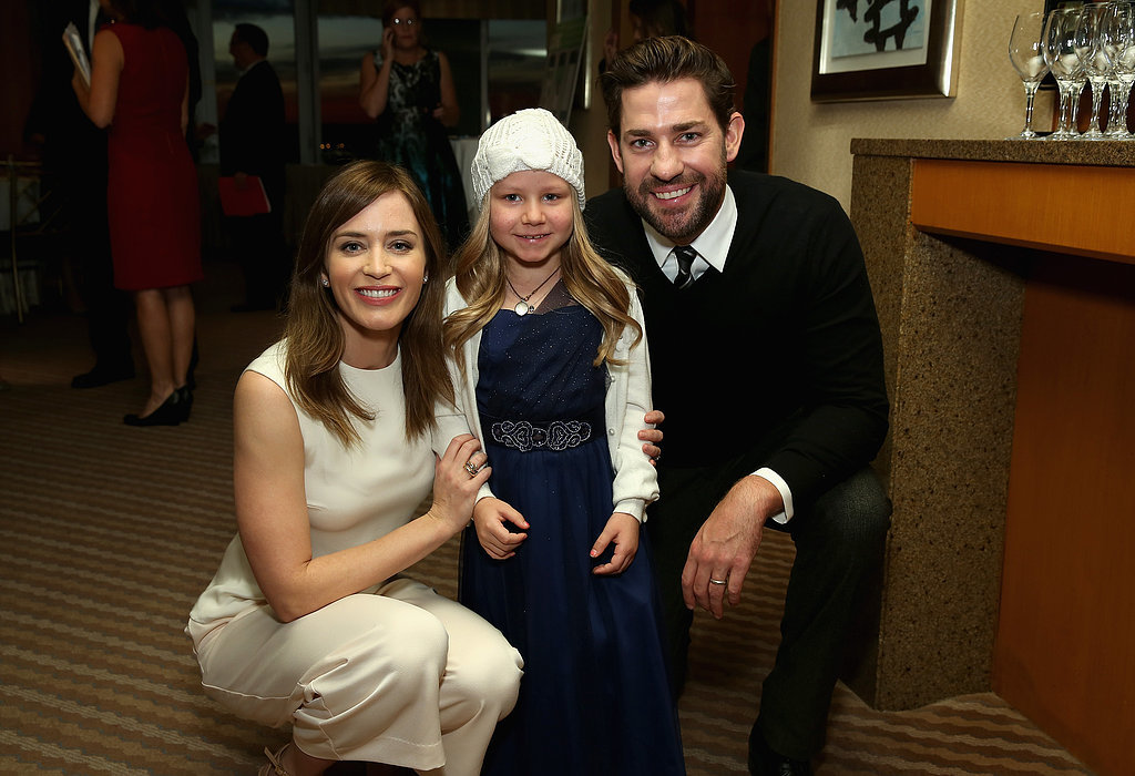 Emily Blunt and John Krasinski at Family Reach November 2015 | POPSUGAR ...