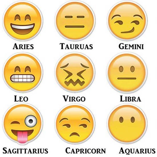 apple emoji zodiac signs