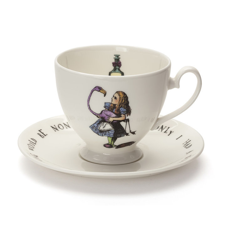 Vintage Alice in Wonderland Teacup With Saucer ($45) | 100+ Gifts the ...