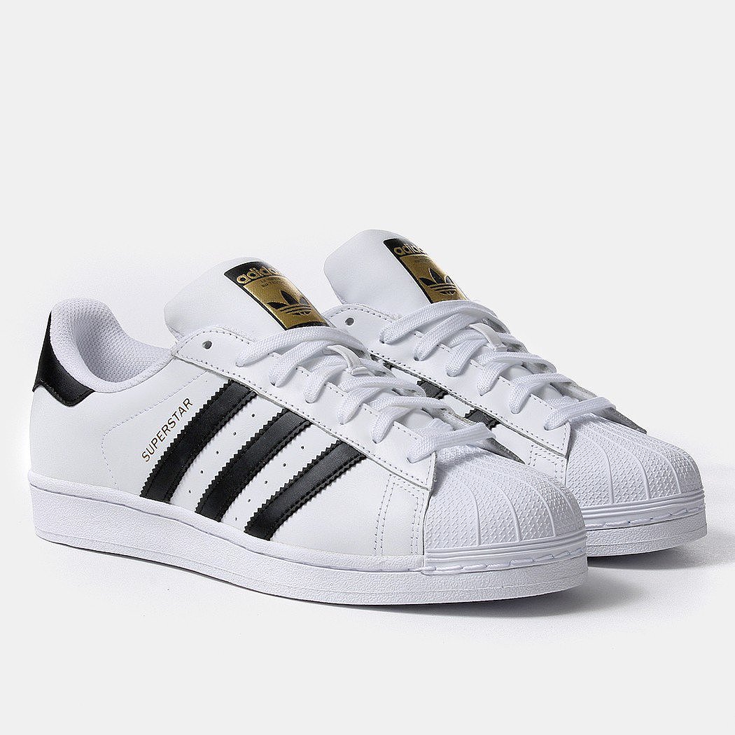 Adidas Superstar Sneakers in White and Black, $119.99 | Editors' Picks ...