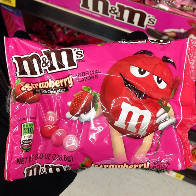 M&M's has a new white chocolate strawberry shake flavor