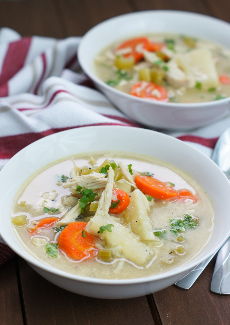 Slow-Cooker Chicken Soup With Yuca Recipe | POPSUGAR Latina