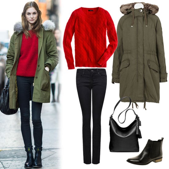 Red and Green Outfit Idea 2012 | POPSUGAR Fashion