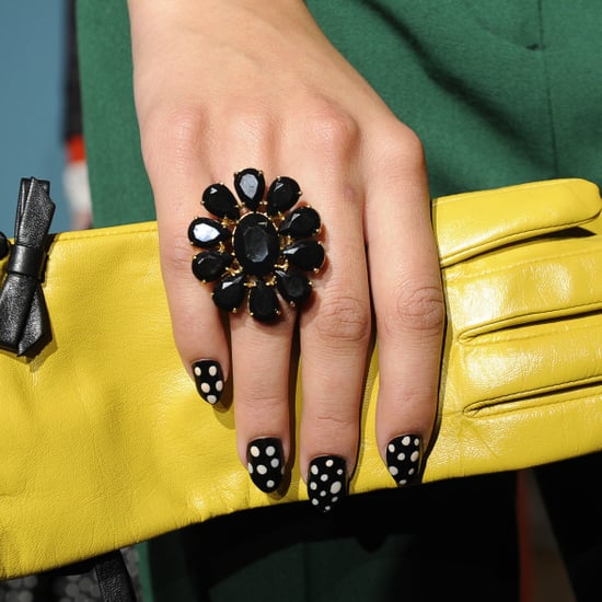 Kate Spade PolkaDot Nails POPSUGAR Beauty