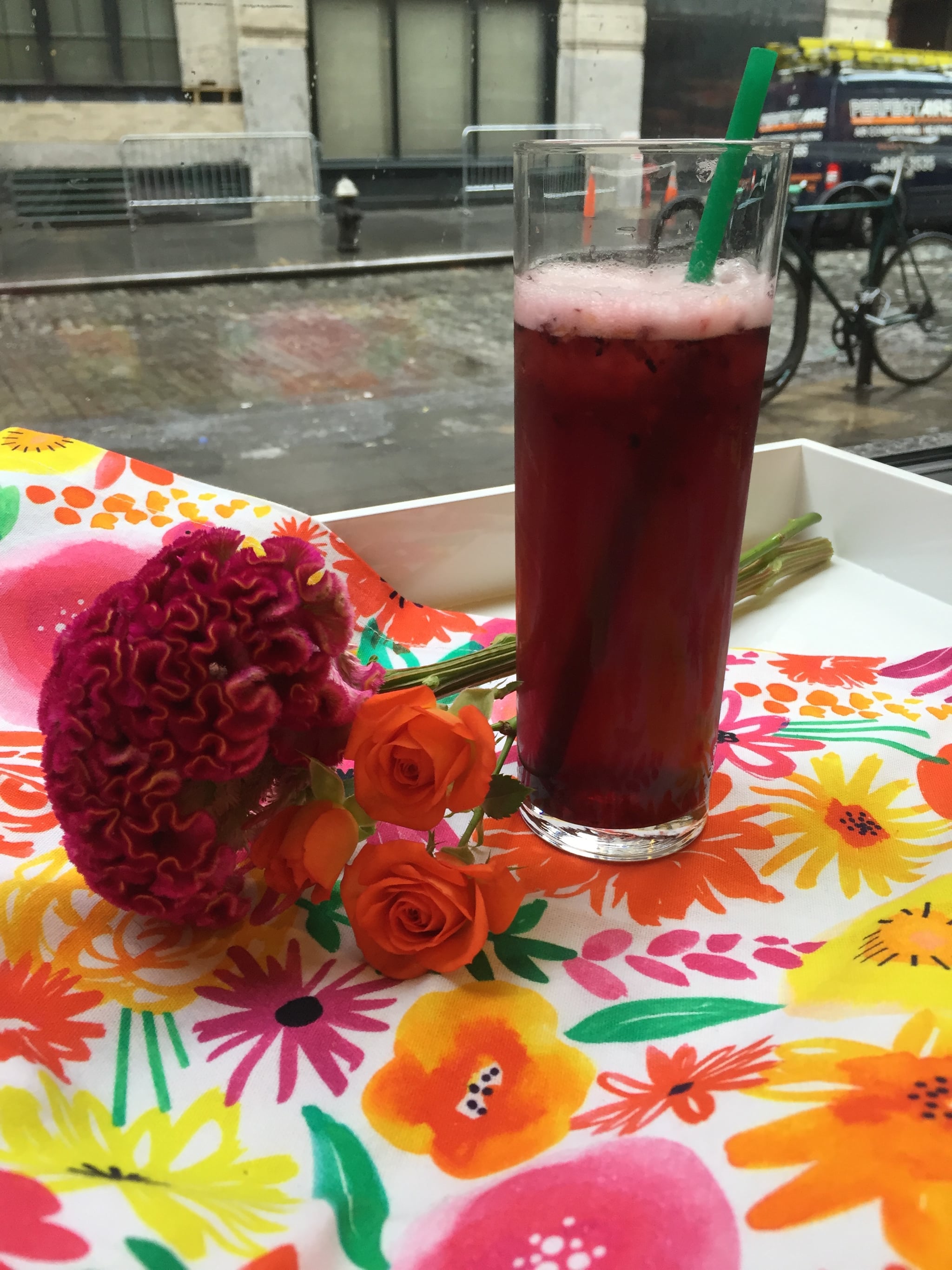 Starbucks Shaken Iced Berry Sangria Herbal Tea Review POPSUGAR Food