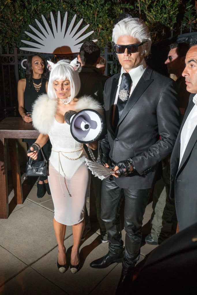 Fergie and Josh Duhamel Karl Lagerfeld Halloween Costume | POPSUGAR Fashion