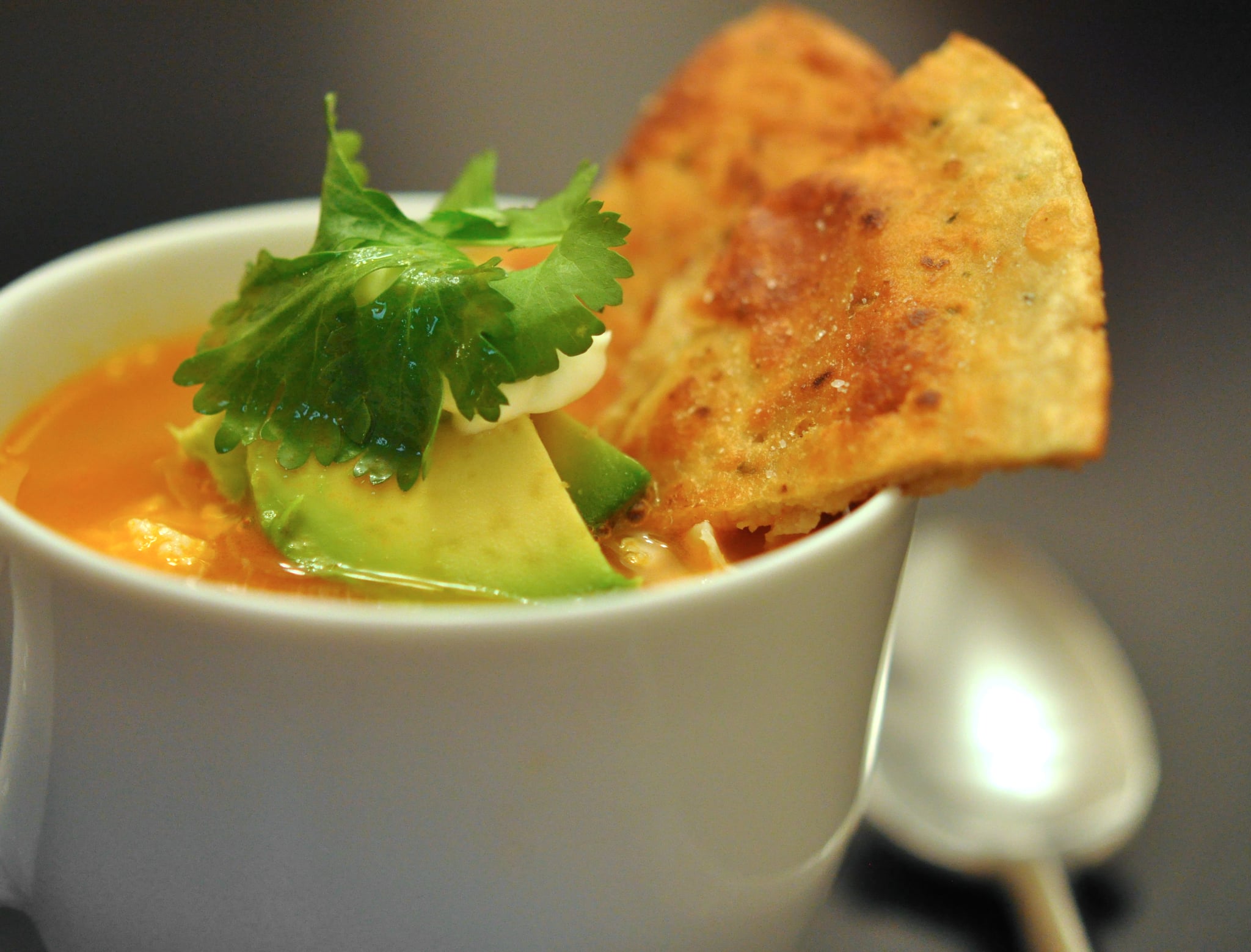 Tyler Florence's Spicy Chicken Tortilla Soup Recipe POPSUGAR Food